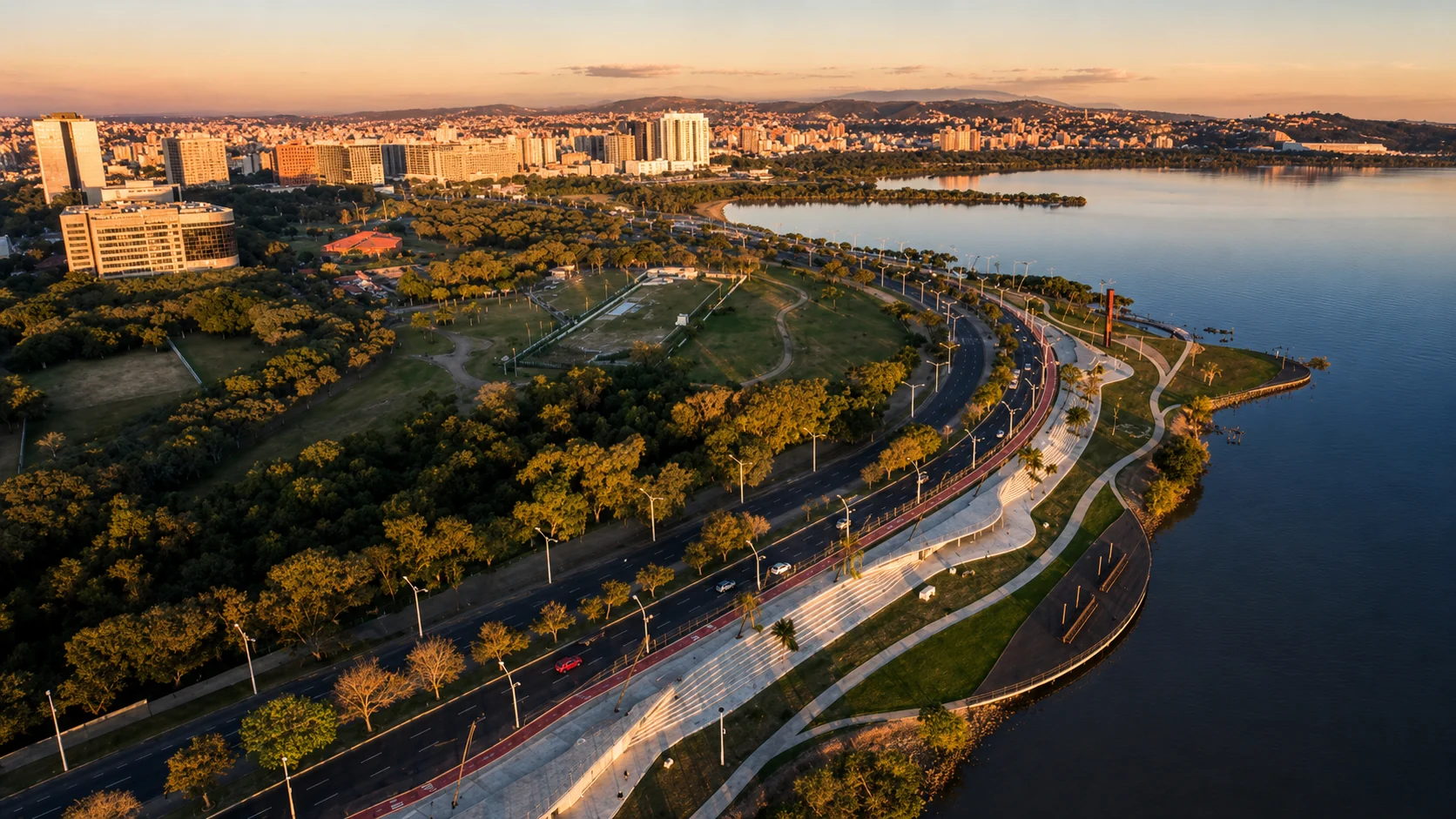 Porto Alegre city view